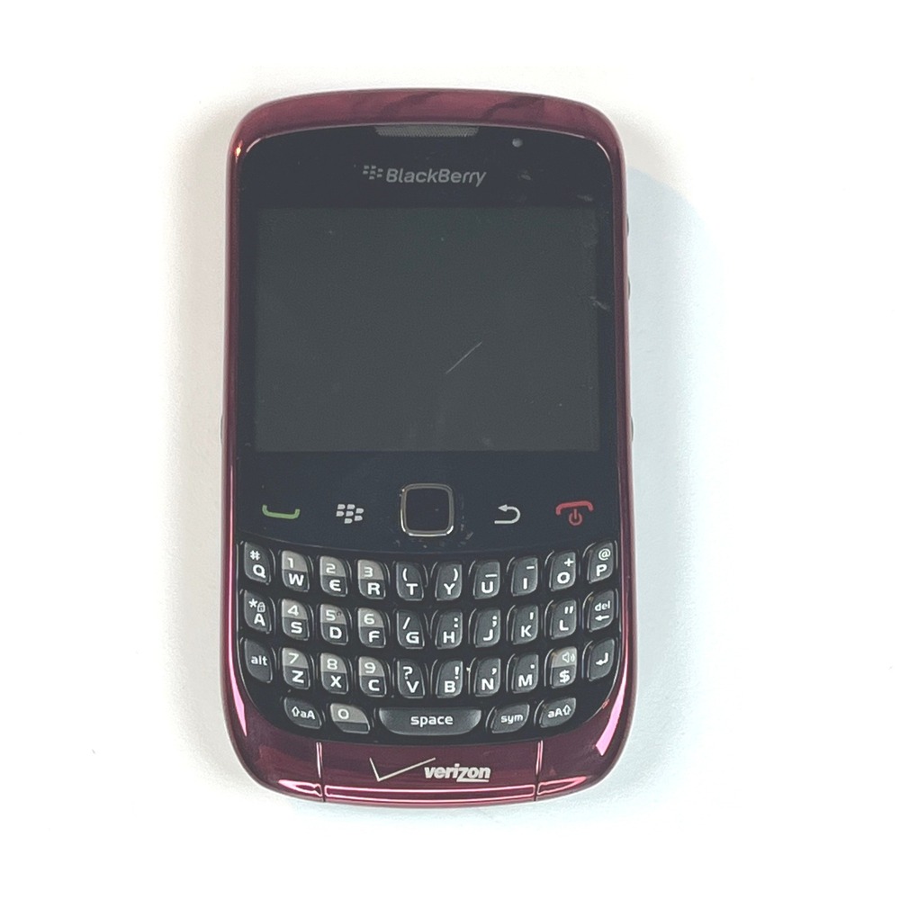 BlackBerry Curve 8530 Verizon Purple Smartphone VTG QWERTY Keyboard For Parts